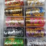 foil paper box with Asian motif
