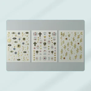 Stickers Collection 3D Métallique