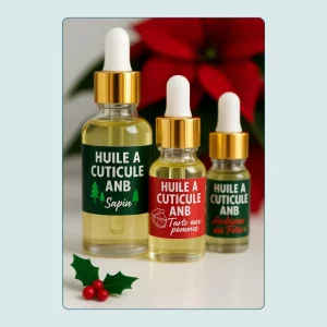 Collection d'huiles à cuticules des Fêtes