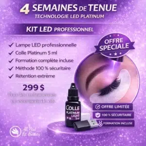 Kit complet en extensions de cils LED