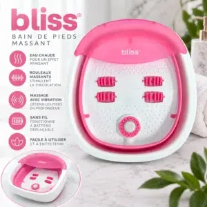 Bain de pied bliss portable